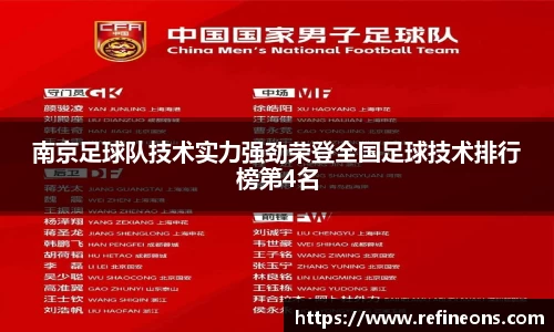 南京足球队技术实力强劲荣登全国足球技术排行榜第4名